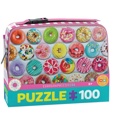 Puzzle 100 z lunch box Delightful Donuts 9100-5825 Puzzle 100 z lunch box Delightful Donuts 9100-5825