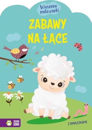 Zabawy na łące. Wiosenne malowanki