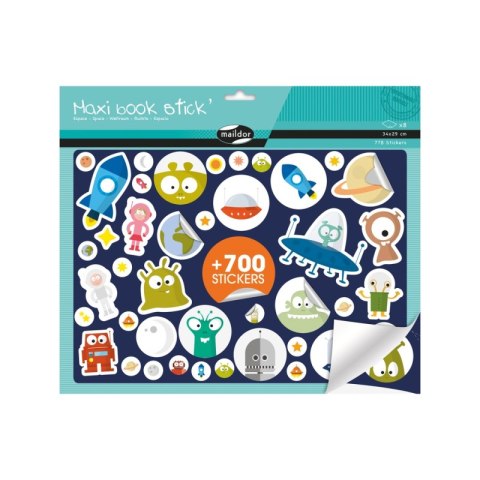 Zestaw naklejek Maxi Book Stick Kosmos