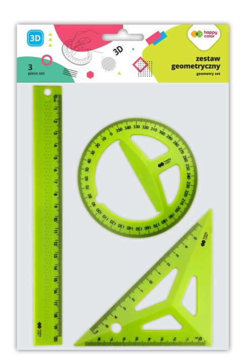 Zestaw geometryczny 3D Happy Color Zestaw geometryczny 3D Happy Color