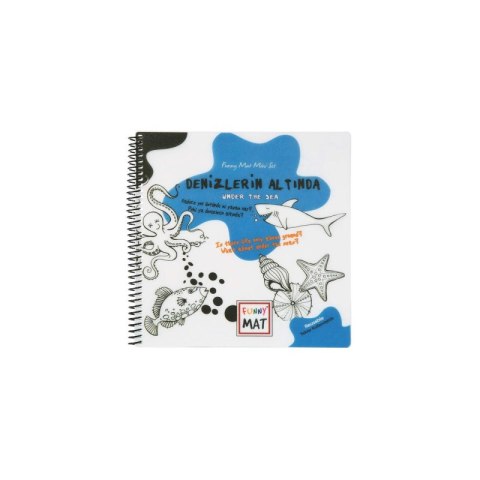 Książeczka do kolorowania Strigo Funny Mat Świat pod wodą 23x23cm Książeczka do kolorowania Strigo Funny Mat Świat pod wodą 23x23cm