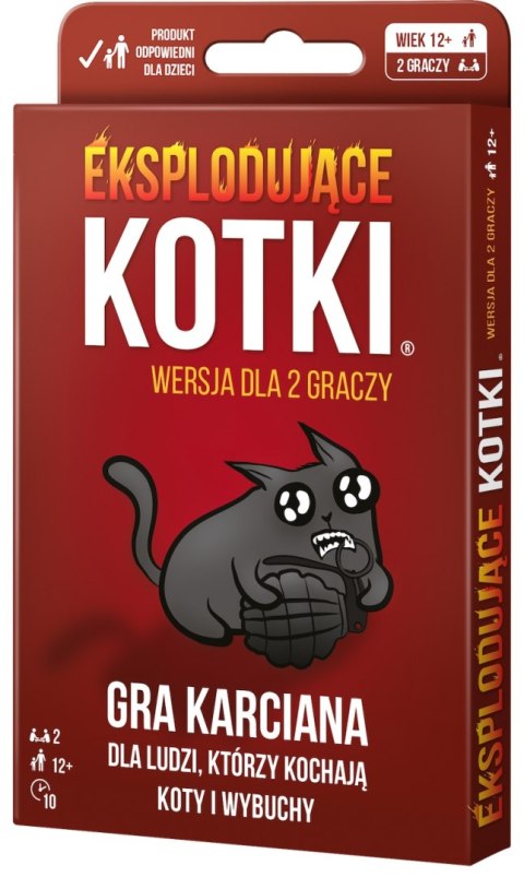 Gra Eksplodujące Kotki wersja dla 2 graczy Gra Eksplodujące Kotki wersja dla 2 graczy