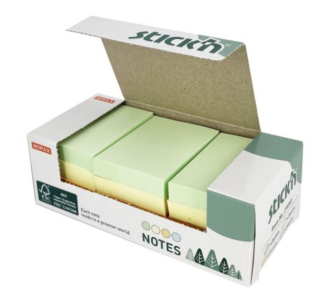 Paczka Notes samoprzylepny 4 kolory 38x51mm 12 szt. Paczka Notes samoprzylepny 4 kolory 38x51mm 12 szt.