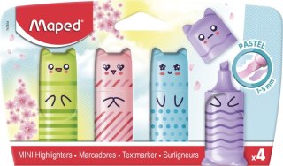 Zakreślacz Mini Kawaii Pastel 4 kolory