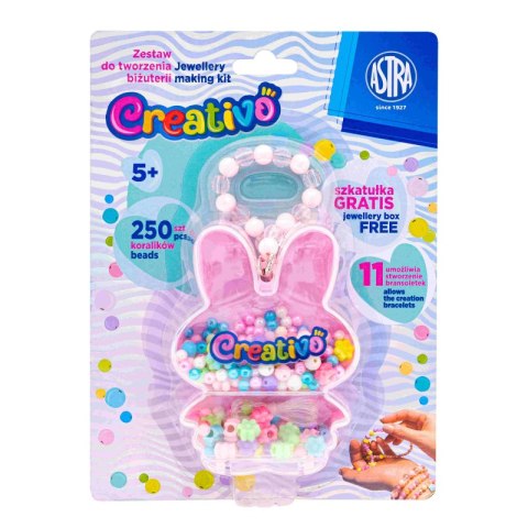 Zestaw koralików Zajączek Astra Creativo