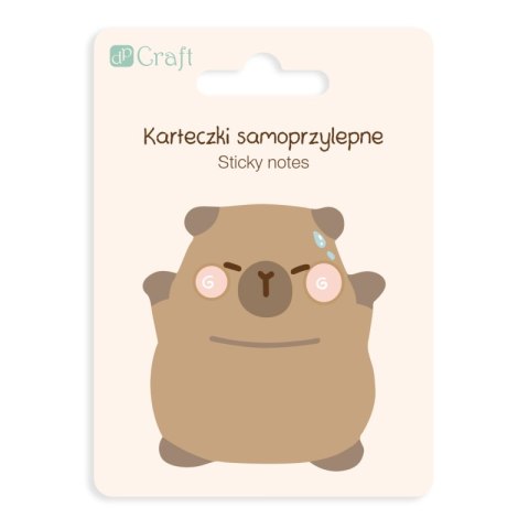 Karteczki samoprzylepne Kapibara Happy 6,2x6 cm 30k.