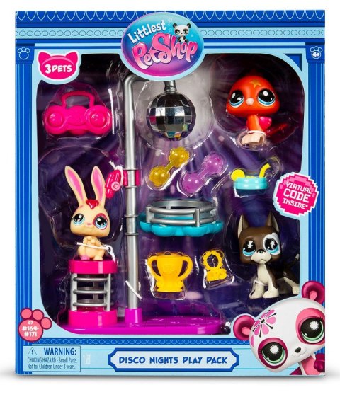 Littlest Pet Shop Disco z 3 figurkami seria 3 LPS00637