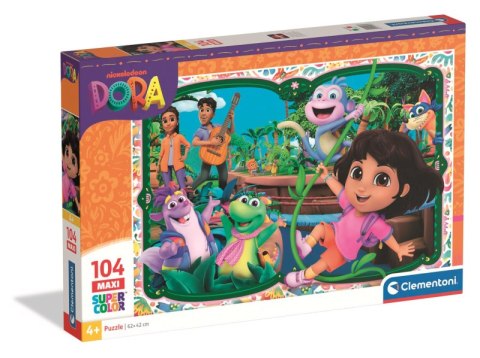 Puzzle 104 Maxi Super kolor Dora 25076