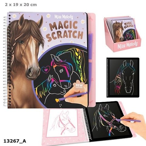 Zestaw kreatywny Magic Scratch Miss Melody 13267A Zestaw kreatywny Magic Scratch Miss Melody 13267A