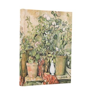 Kalendarz 2026 Cezanne's Terracotta Pots and Flowers dzienny Midi