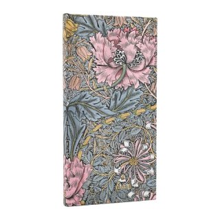 Kalendarz 2026 Morris Pink Honeysuckle tygodniowy HOR Slim