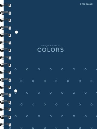 Kołozeszyt A5 100k. Top 2000 Colors niebieski