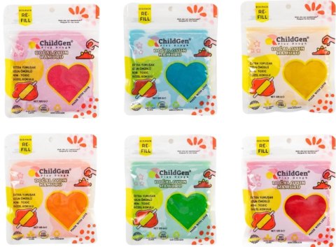 Naturalna ciastolina eko-pack 6 kolorów