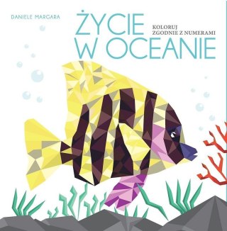 Życie w oceanie. Koloruj zgodnie z numerami
