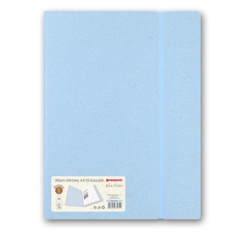 Album A4 ofertowy PENMATE 30 koszulek niebieski Album A4 ofertowy PENMATE 30 koszulek niebieski
