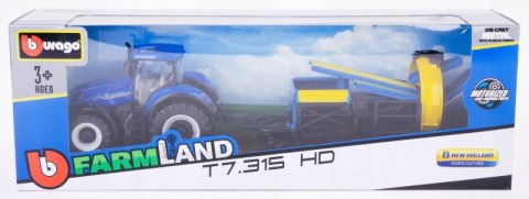 BBURAGO TRACTOR NEW HOLLAND T7.315 WITH CULTIVATOR 10CM