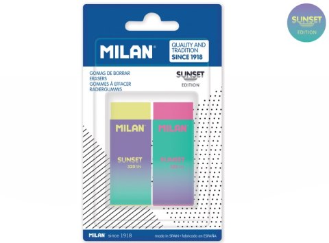 Gumka Milan 320 SUNSET 2 sztuki na blistrze Gumka Milan 320 SUNSET 2 sztuki na blistrze