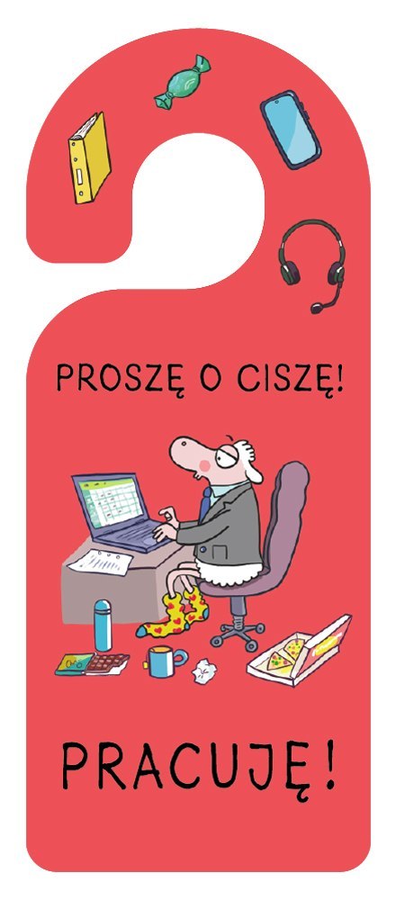 Zawieszka na klamkę Praca Zawieszka na klamkę Praca