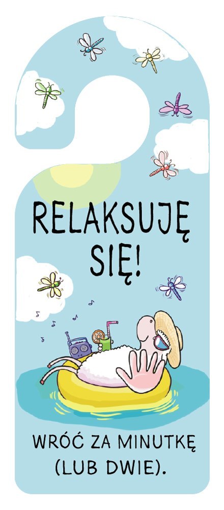 Zawieszka na klamkę Relaks Zawieszka na klamkę Relaks