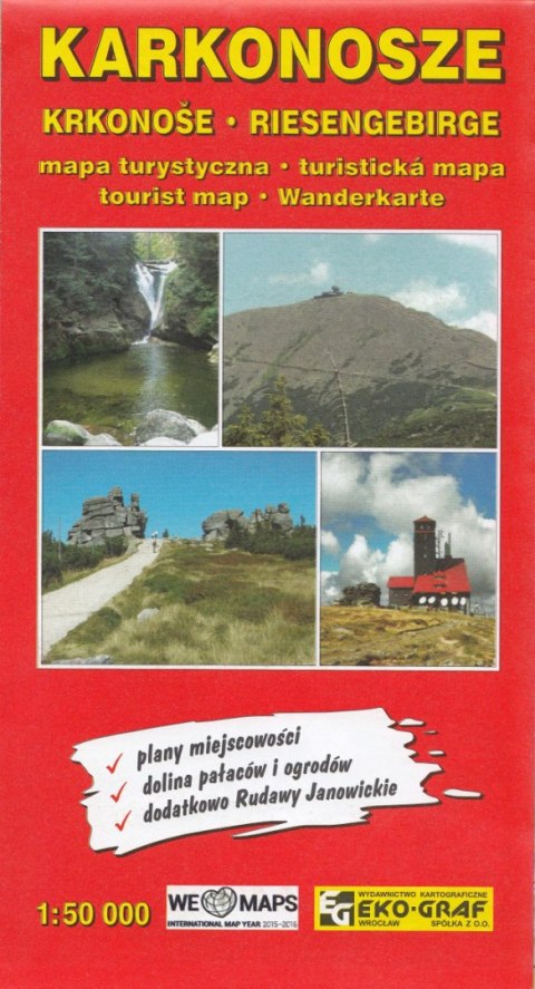 Mapa Karkonosze 1:50 000 Mapa Karkonosze 1:50 000