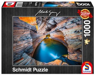 Puzzle 1000 PQ panorama Błękit indygo M. Gray 109991