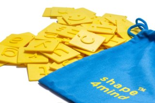 Shape4mind Małe litery 156 sztuk