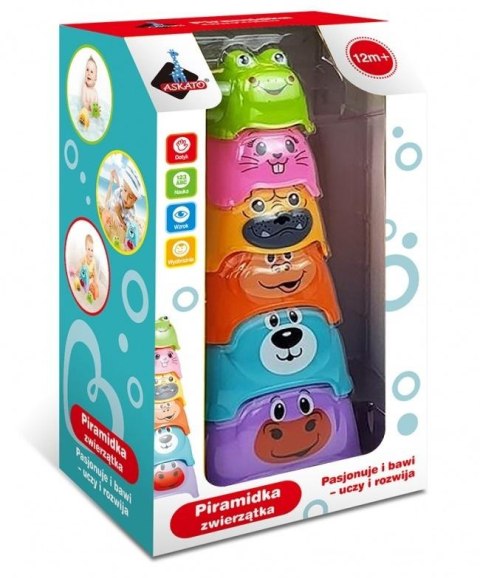 Wieża kubeczki zwierzątka