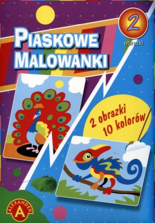 Malowanka piaskowa kameleon paw