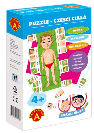 Puzzle Części ciała zabawa i nauka 1831