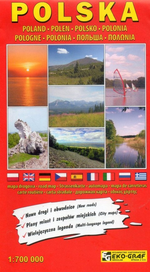 Polska 1:700 000 Polska 1:700 000