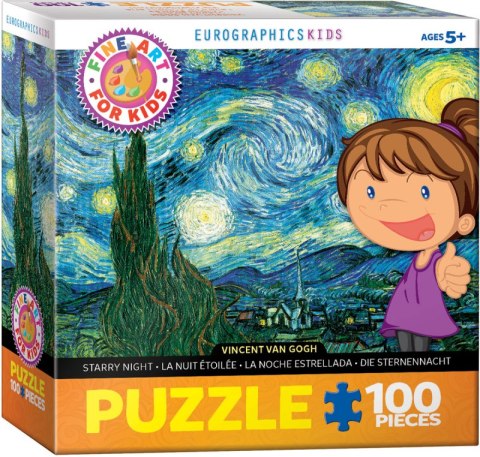 Puzzle 100 Smartkids Van Gogh Starry Night 6100-1204 Puzzle 100 Smartkids Van Gogh Starry Night 6100-1204