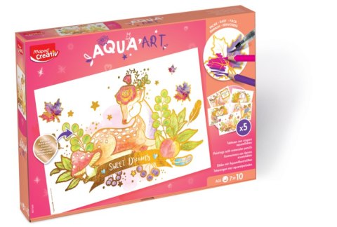Aqua Art obrazy akwarelowe motyw leśny Creativ Aqua Art obrazy akwarelowe motyw leśny Creativ