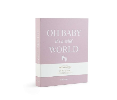 Fotoalbum Baby Its a Wild World pink Fotoalbum Baby Its a Wild World pink