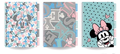 Kołobrulion B5 Disney fashion Minnie 100 kartek 1szt. mix Kołobrulion B5 Disney fashion Minnie 100 kartek 1szt. mix