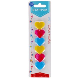 Magnesy serce 6 szt.