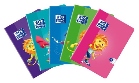 Paczka Zeszyt A5 16k kratka Oxford lion pakiet 10 sztuk Paczka Zeszyt A5 16k kratka Oxford lion pakiet 10 sztuk