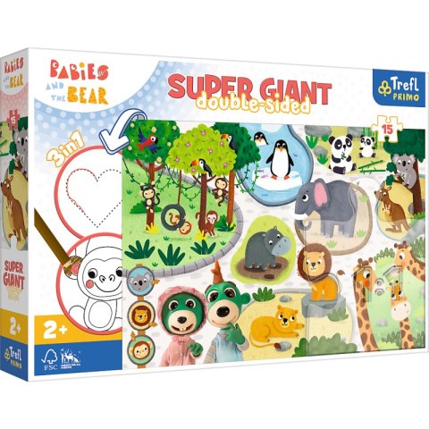 Puzzle 15 Super Giant Bobaski w ZOO 42000 Puzzle 15 Super Giant Bobaski w ZOO 42000