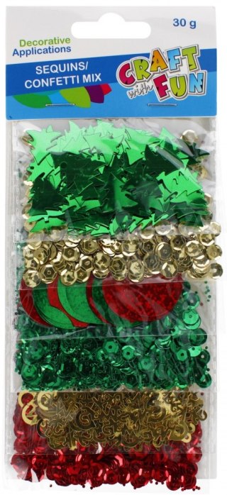 Cekiny BN metaliczne 30g mix