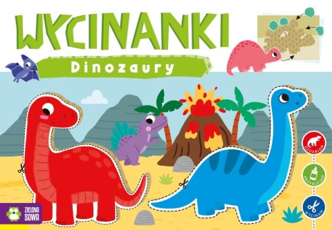 Dinozaury. Wycinanki Dinozaury. Wycinanki