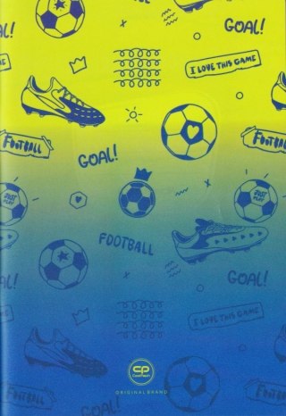 Paczka Zeszyt A5 60k kratka Coolpack Football 2T 10 SZTUK