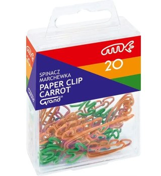 Spinacze do papieru Marchewka T4 GRAND 20 szt.