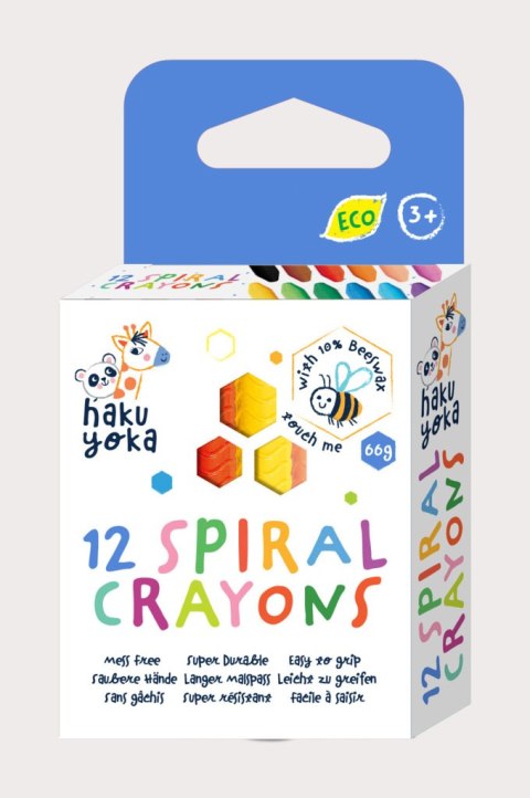 Kredki spiralne 12 kolorów Kredki spiralne 12 kolorów