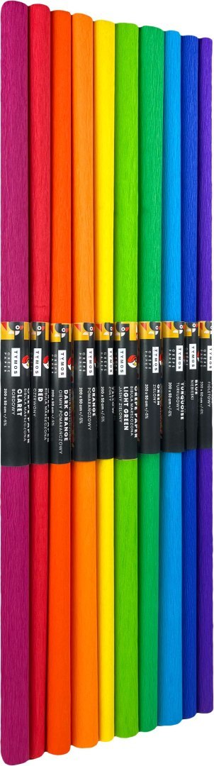 Paczka Bibuła marszczona 50x200 mix spectrum 10 rolek