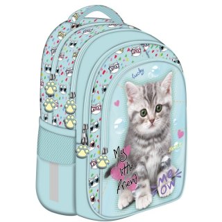 Plecak 4-komorowy My Little Friend Mint Kitty