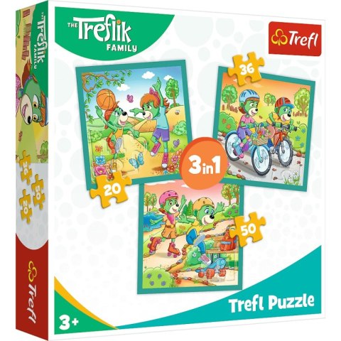 Puzzle 3w1 Poznaj Trefliki 34872 Puzzle 3w1 Poznaj Trefliki 34872