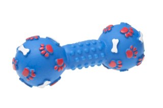 Hantel piszczący 14,3 cm dla zwierząt 1szt.mix