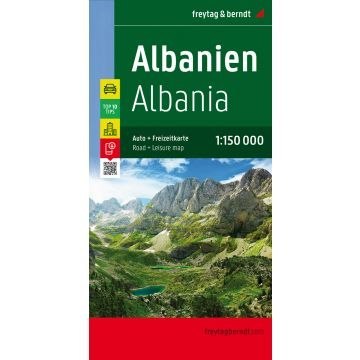 Mapa Albania 1:150 000 Mapa Albania 1:150 000