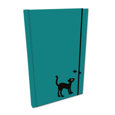 Notes A5 gładki z gumką Soft Touch lakier UV kot morski Notes A5 gładki z gumką Soft Touch lakier UV kot morski
