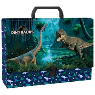 Teczka z rączką gruba dinozaur 19