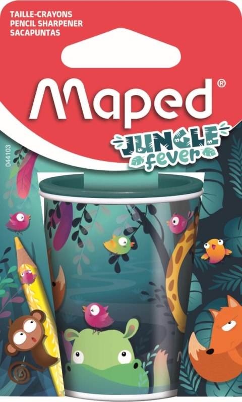 Temperówka Jungle Fever puszka 2 otwory Temperówka Jungle Fever puszka 2 otwory